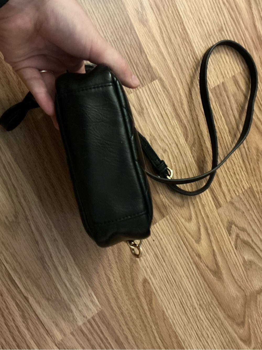 Universal Thread Black Quilted Crossbody Bag - Classic Women's Shoulder Bag - Picture 6 of 7